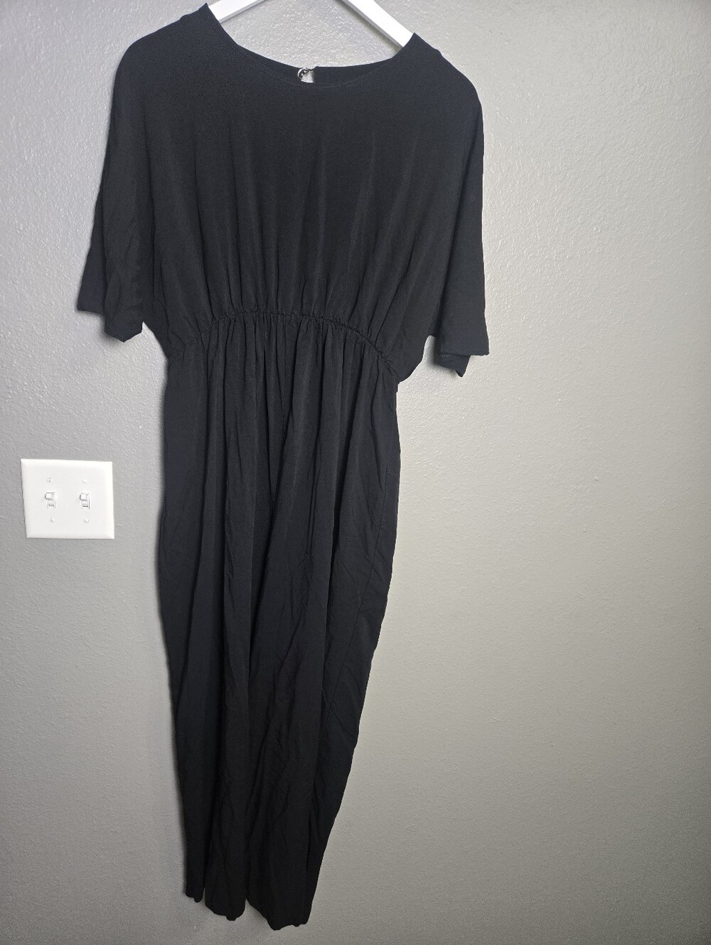 Asos Maternity Black Wide Leg Romper Size 8